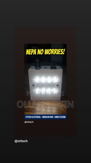 SUPER BRIGHT Rechargeable Lamp 8 LED Dimmable Type-C STTECH