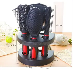 All-in-One Hair Styling Brush Set With Organizer Stand
