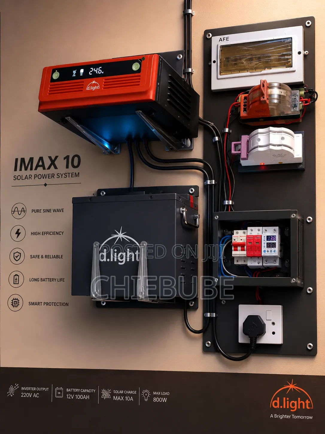 IMax 10, With Dlight Solar Company,