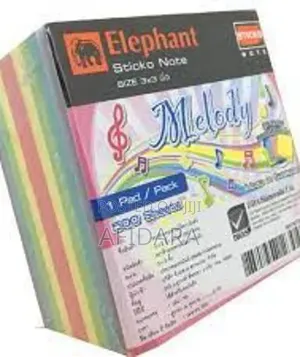 Elephant Sticky Note Standard 3 X 3 Melody