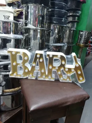 Illuminated Bar Sign Display