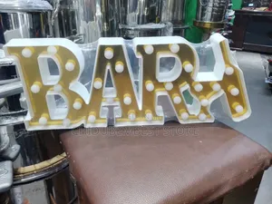 Illuminated Bar Sign Display
