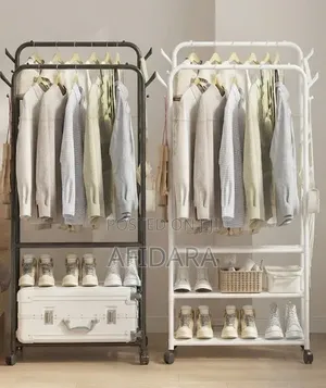 Cloth Hanger With Shoe Rack