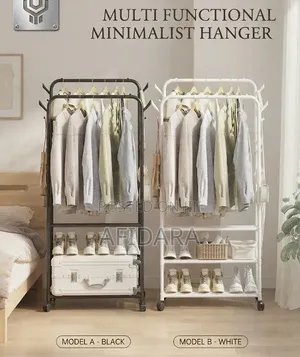 Cloth Hanger With Shoe Rack