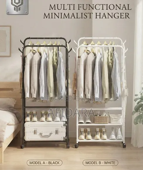 Cloth Hanger With Shoe Rack