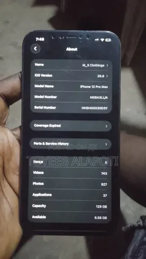 Apple iPhone 12 Pro Max 128 GB Blue