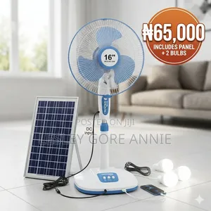 Smart Rechargeable 16-Inch Standing Pedestal Fan With Remote Control