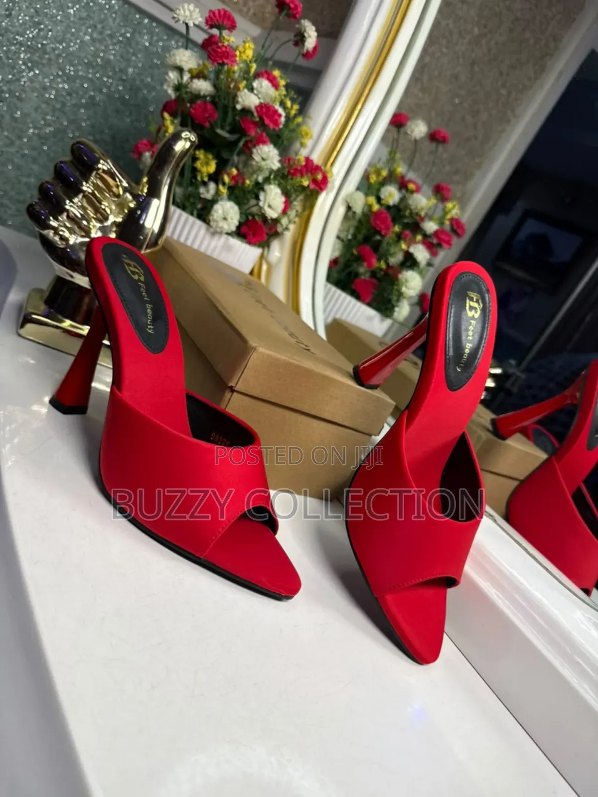 Exclusive Luxury Heeled Slippers