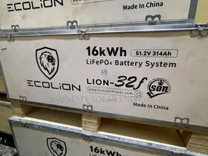 16kwh/51.2b/314ah Ecolion Lithium Batteries