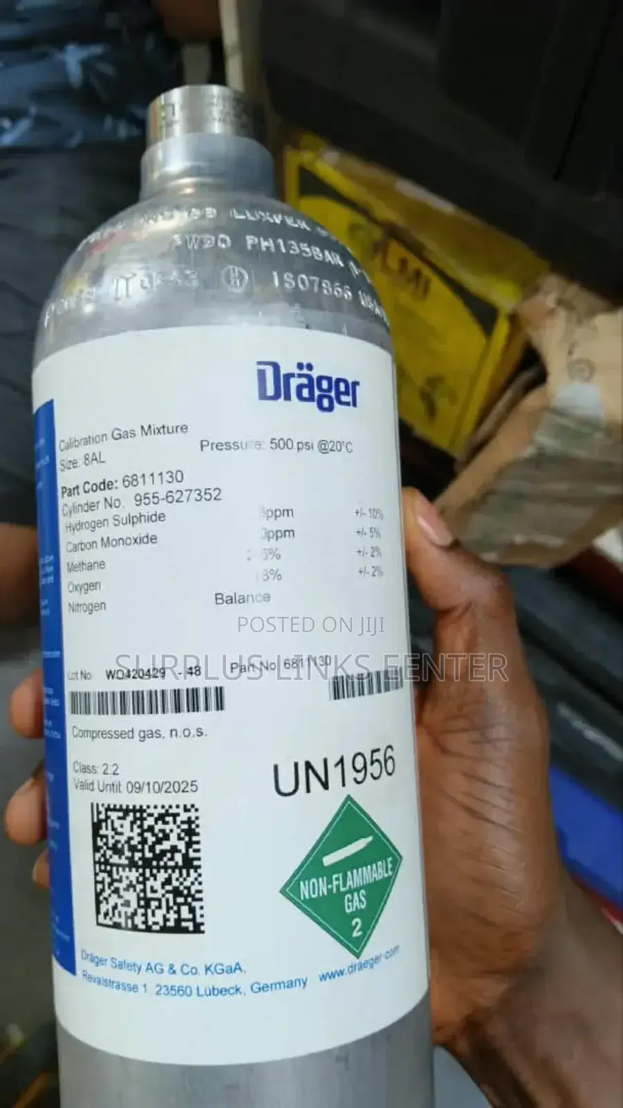 Calibration Drager Gas Detector Oxygen Level