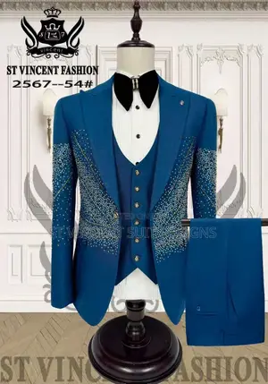 Torques Blue Designer Suit
