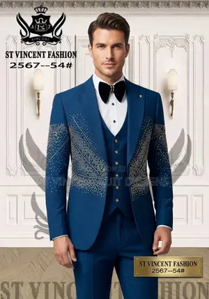 Torques Blue Designer Suit