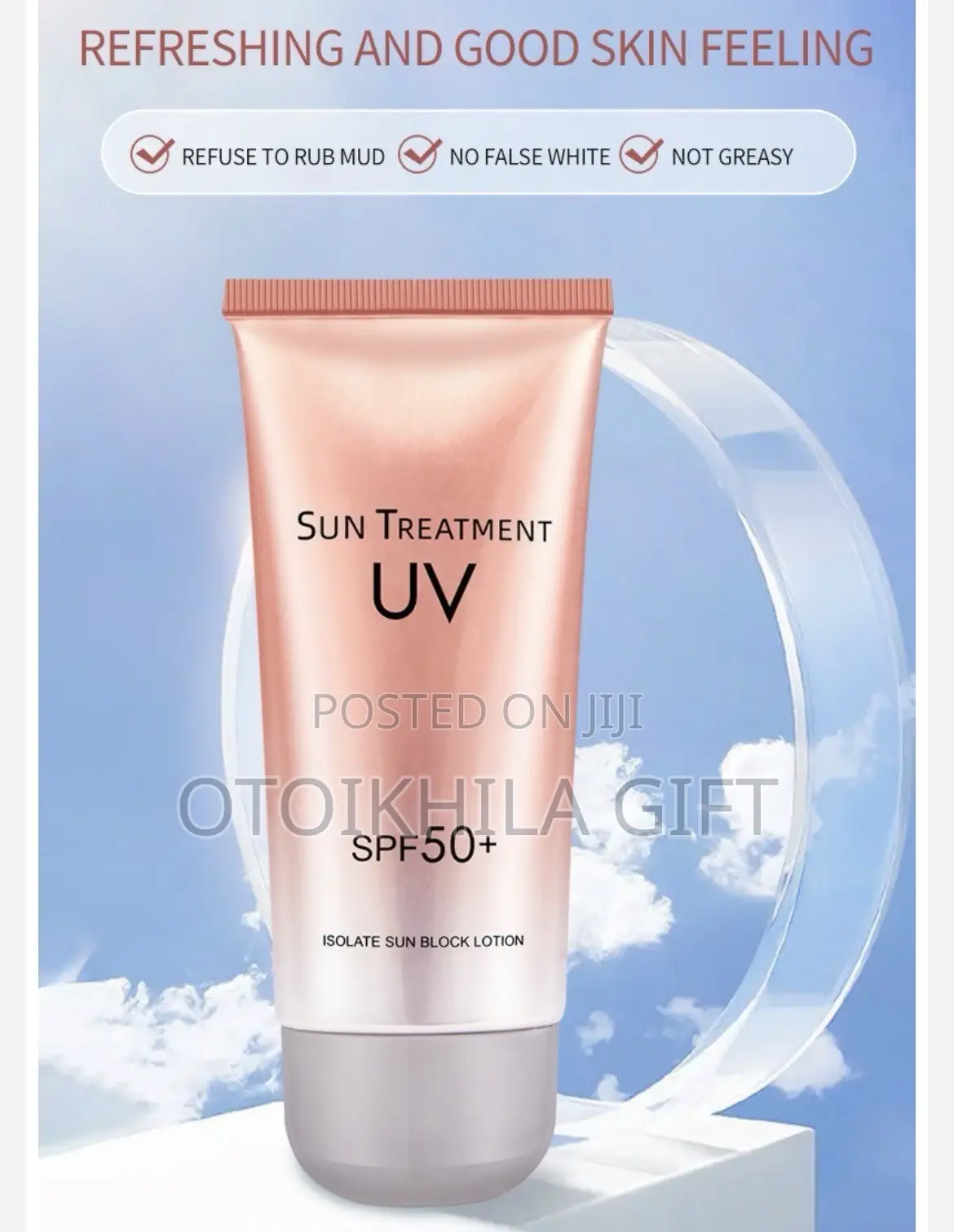 Sun UV Sunscreen Face Shine Control Cream SPF 50