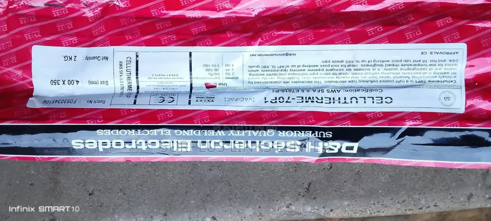 7010p1 D and H Secheron Electrode Available in All Sizes