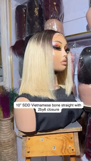 10” SDD Vietnamese Bone Straight Blonde