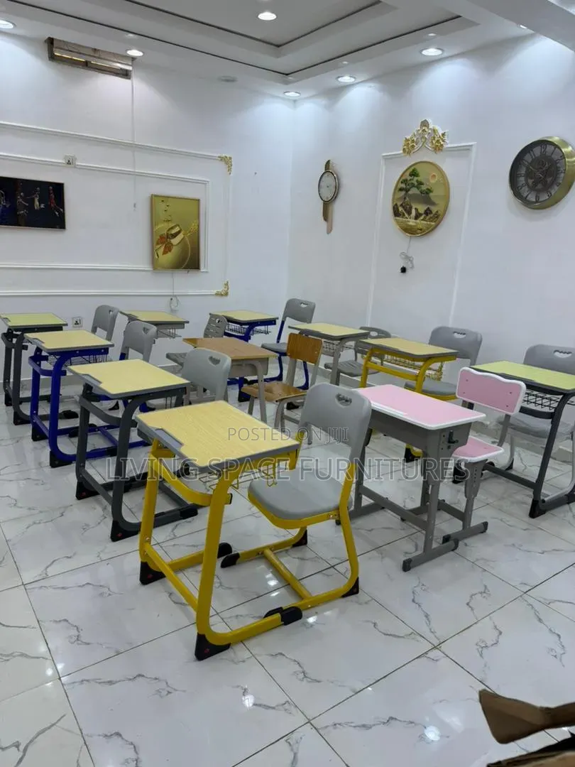 Adjustable Student Table With Chair