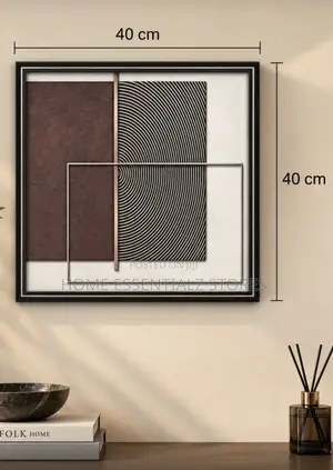 Luxury Framed Wall Art Set - Modern Canvas Wall Decor With Gold Frame