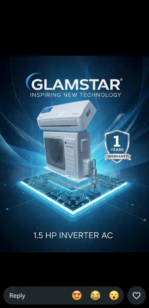 GLAMSTAR. 1. 5 INVERTER AC With Complete Kit