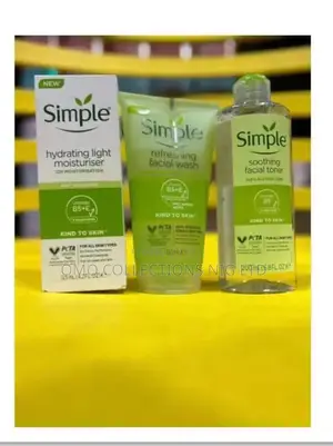 Simple Skincare Routine Set – Face Wash, Toner Moisturiser