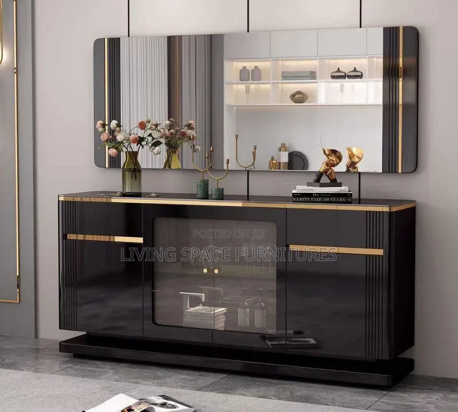 Classic Modern Sideboard With Mirror Full Set