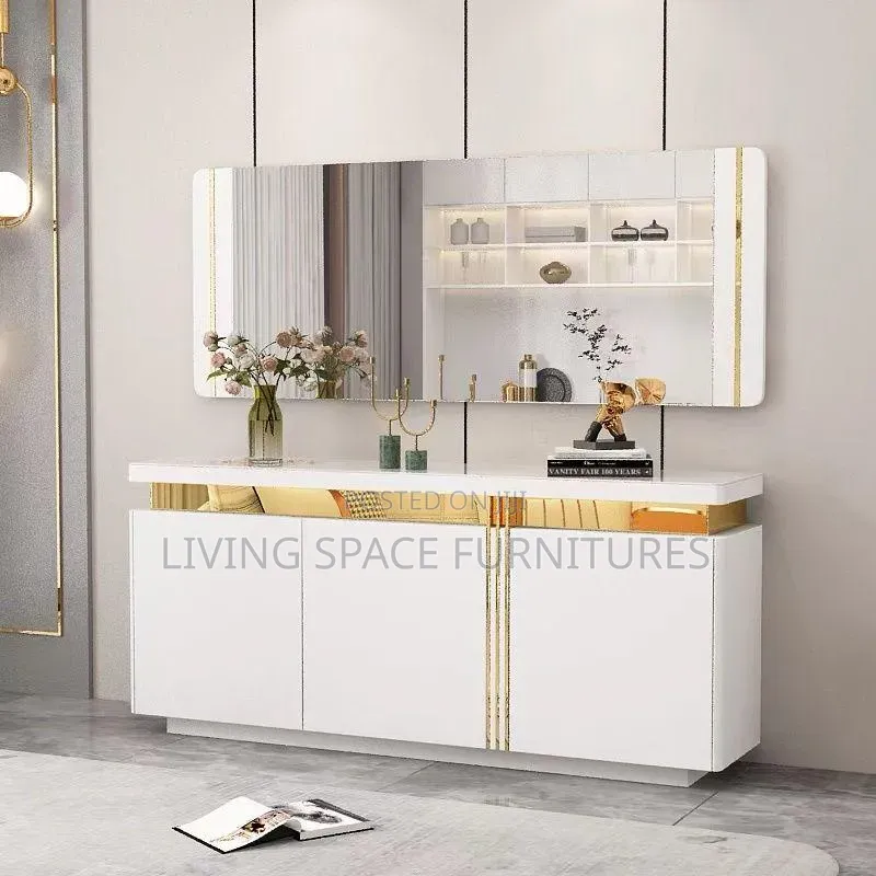 Classic Modern Sideboard With Mirror Full Set