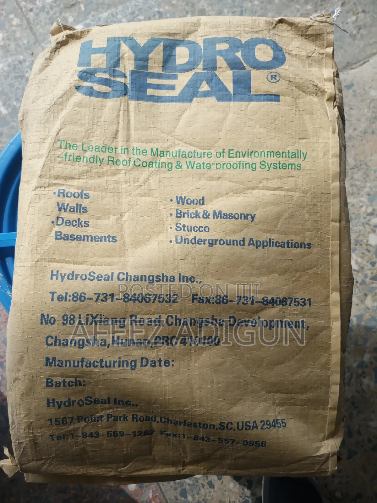 Two-Component Cementitious Hydroseal System