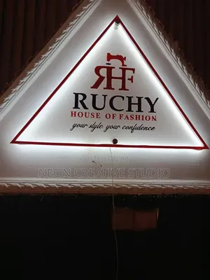 Indoor Wall Sign With Back Light