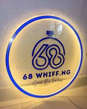 Indoor Wall Sign With Back Light