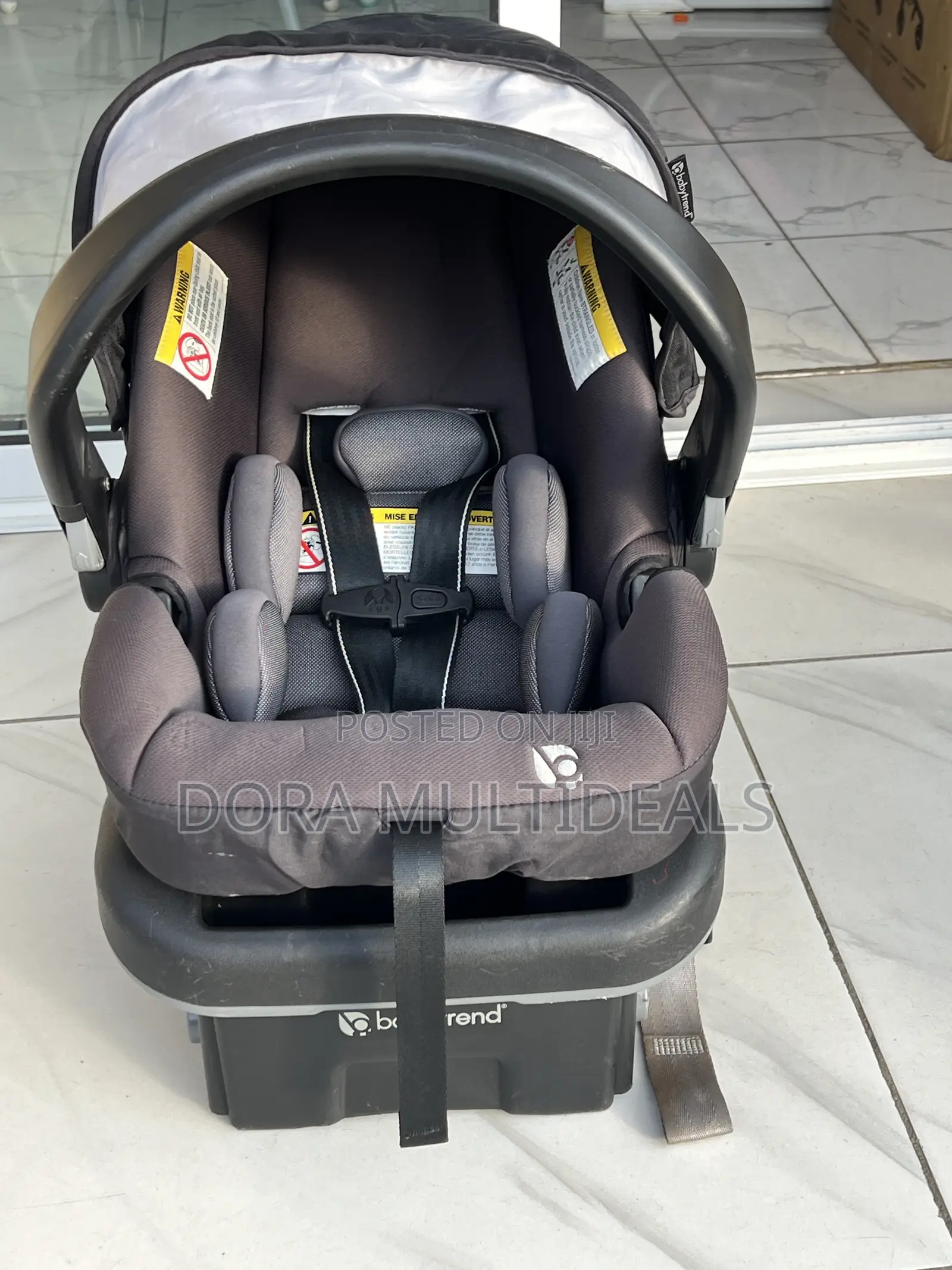 Baby Trend Solid Imported Well Padded Infant Carrier Car Seat