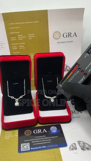 VVS Moissanite Diamond Female Necklaces in Store