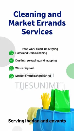 Cleaning and Market Errands Services