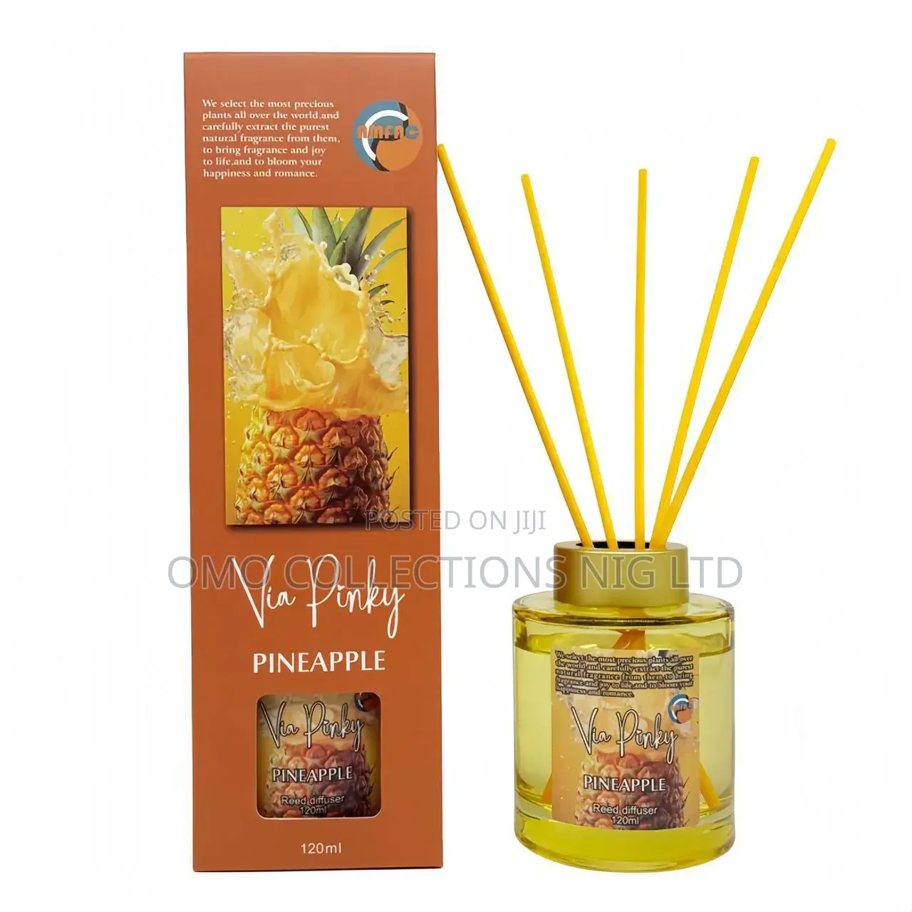 Via Pinky Sandalwood Reed Diffuser – 120ml