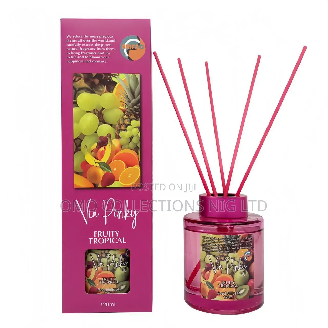 Via Pinky Sandalwood Reed Diffuser – 120ml