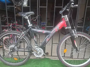 Mountain Active Bicycle With Bull Horn Handle and Front Shocks