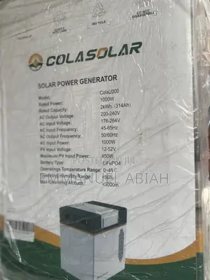 Colasolar 2000 With 450W Solar Panel