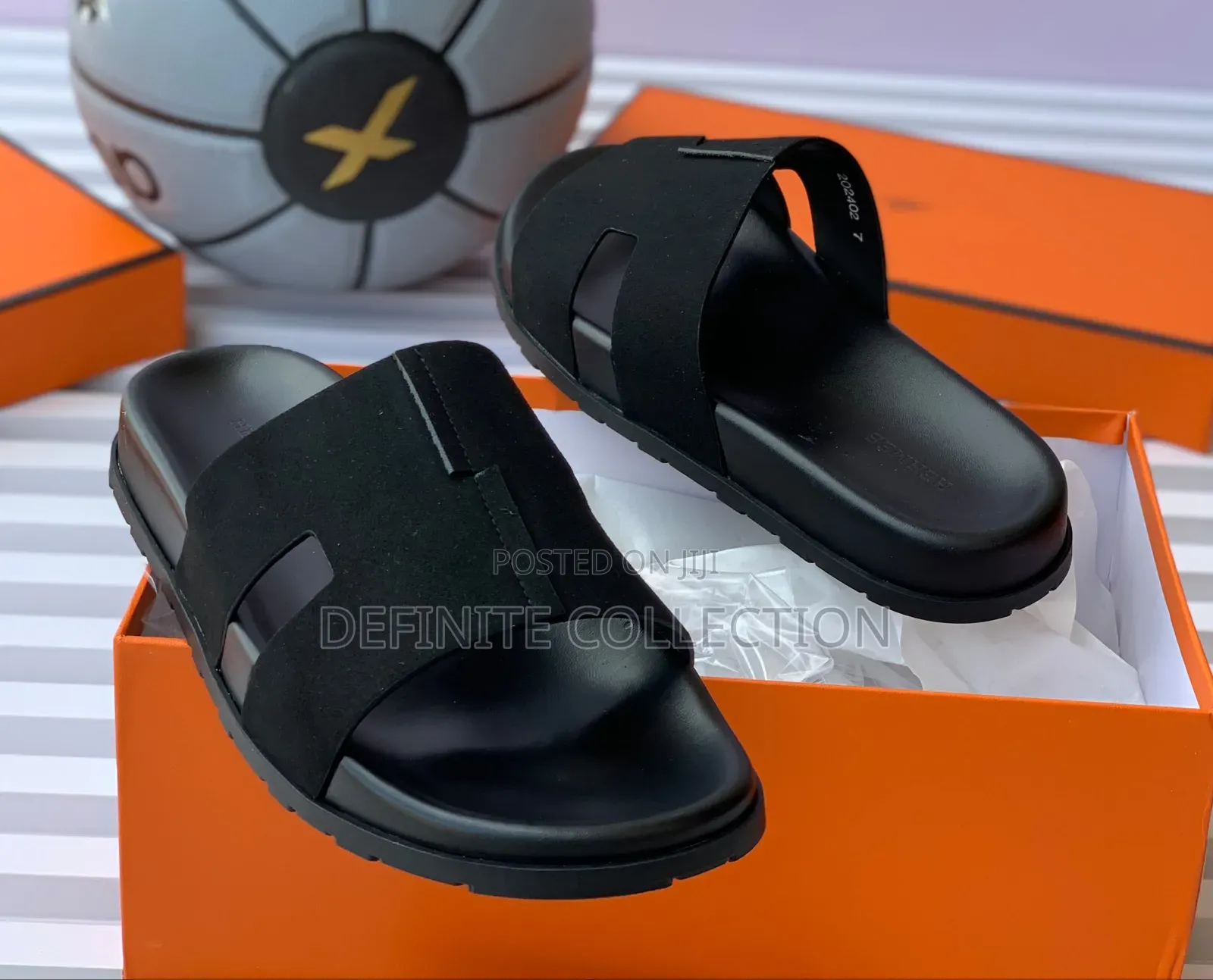 Hermes Crossed Luxury Slippers