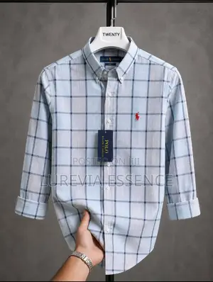 Men’s Multicolor Plaid Long-Sleeve Shirt