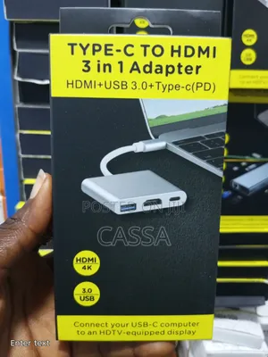 Type-C to HDMI 3 in 1 Adapter