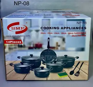 14pcs Nonstick Pot With Frypan