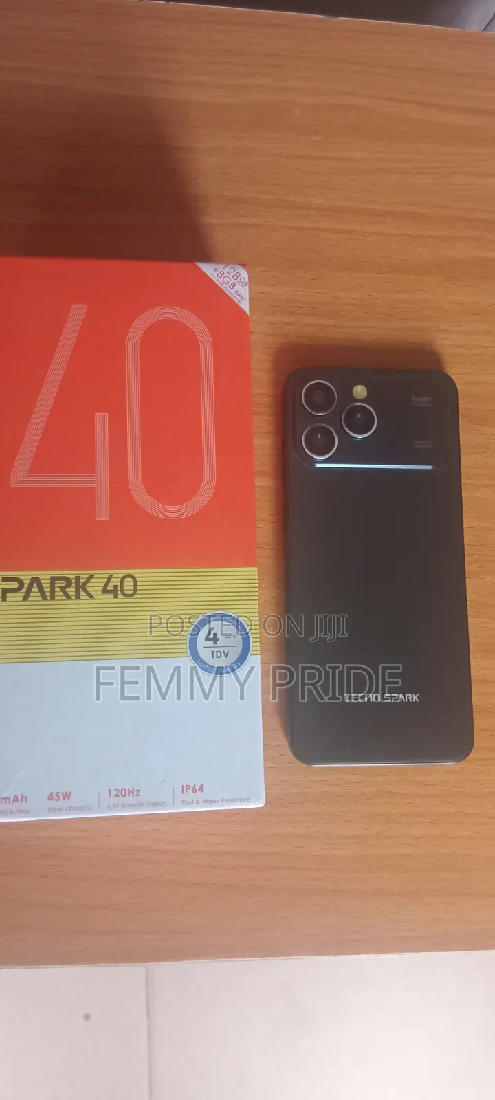 Tecno Spark 40 128 GB Black