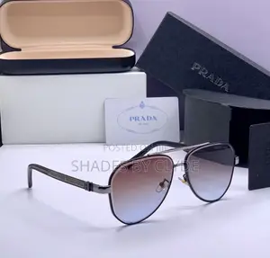 Prada Milano Sunglasses – Gold Black Edition