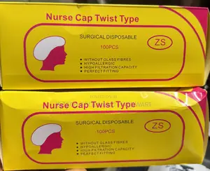 Nurse Cap Twist Type Surgical Disposable Hair Caps