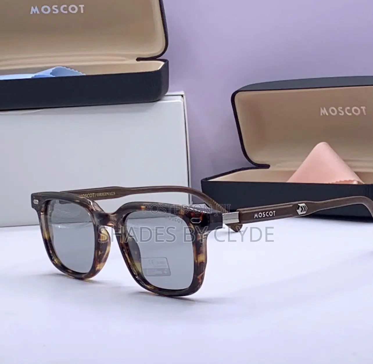 Moscot Originals Sunglasses – Designer Clear Brown Frames