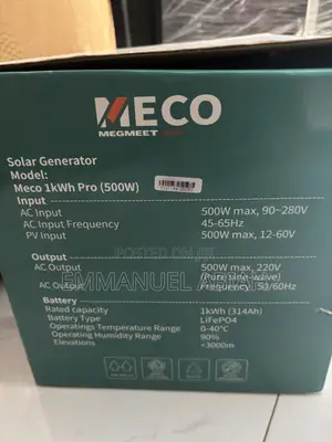 MECO Solar Generator