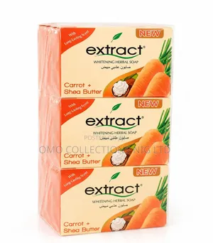 Extract Carrot Shea Soap – 6 Packs