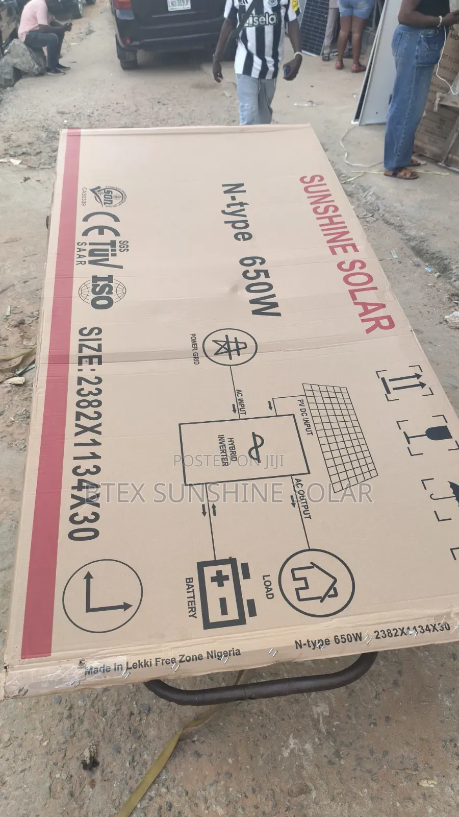 650watt Mono Sunshine Panel Available