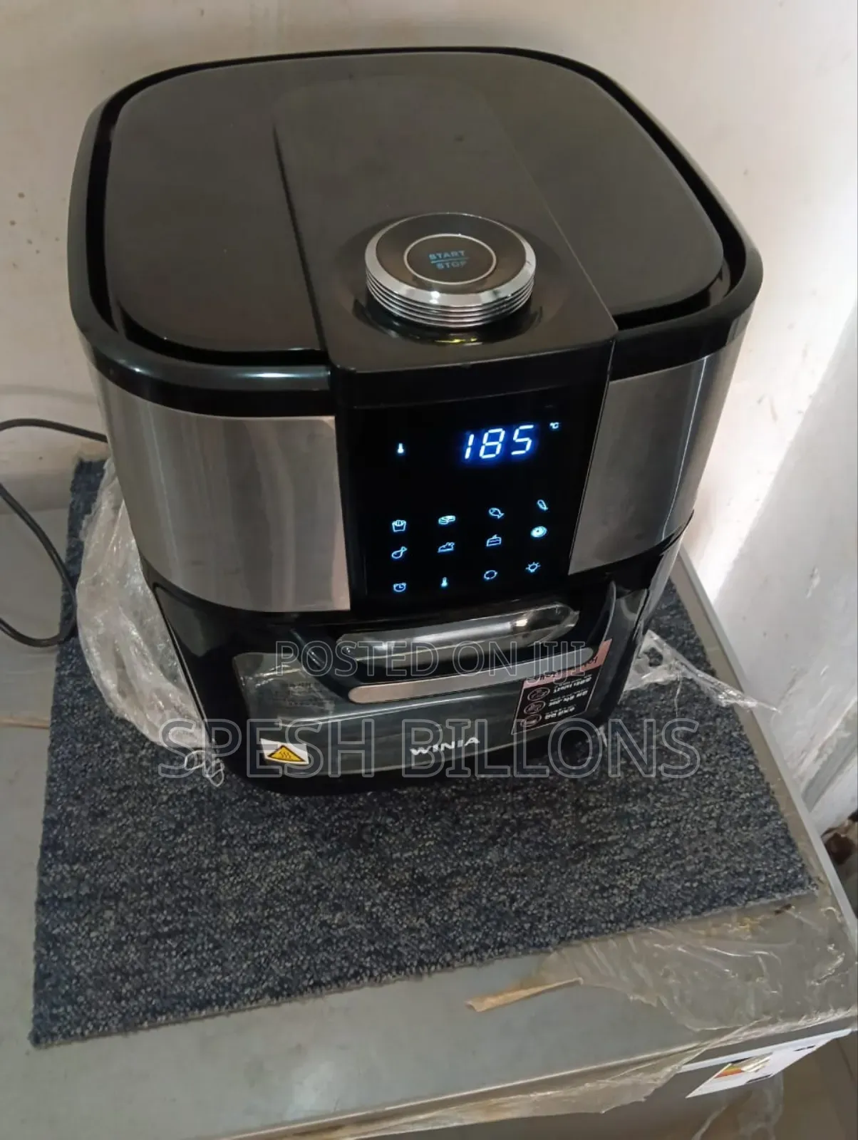15L Multi-Purpose Soft Touch AirFryer/ Oven/ Grill/Food Dehydrator Etc