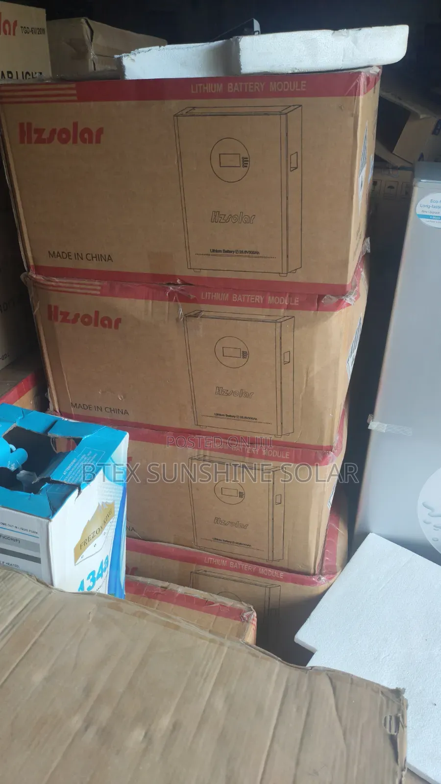 7.7kwh Hzsolar Lithium Battery 24v Available