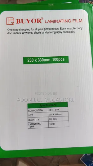 A4 Laminating Film and All Sizes