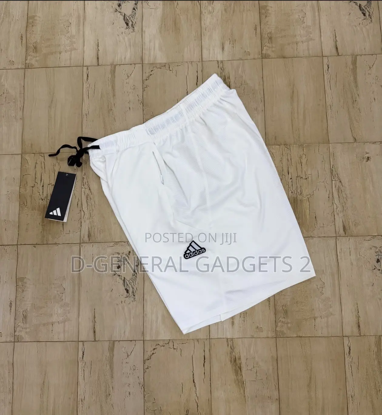Men White Gym Shorts